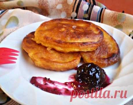 Морковные оладьи