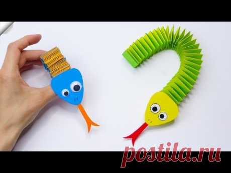 Amazing Paper Snake - Moving paper toys