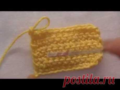 Учимся вязать крючком. Уроки от Риммы Чернышевой. Вязание разных столбиков.
