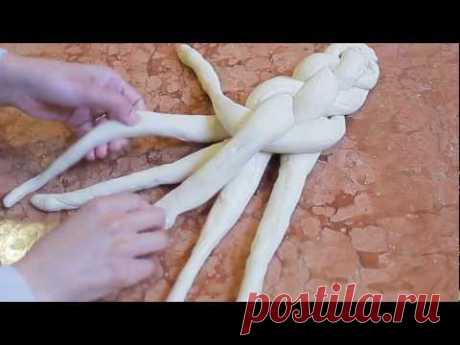 חלה משש רצועות - יפהפיה ! Challah Making