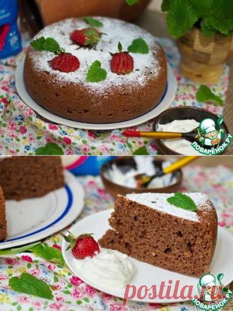 Манник шоколадно-творожный - кулинарный рецепт