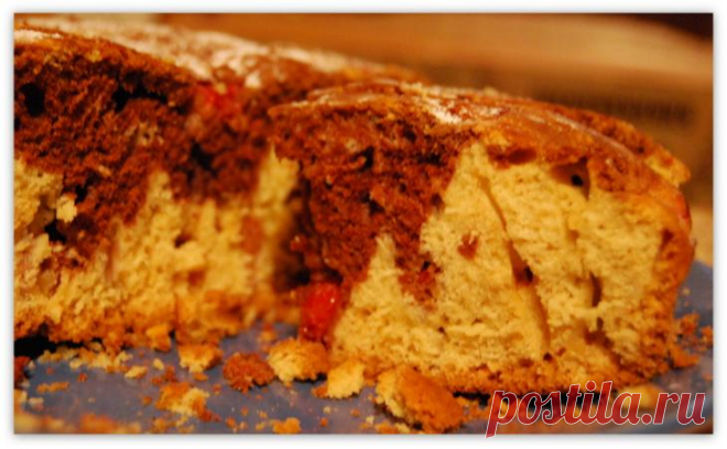 БЫСТРЫЙ ПИРОГ С ВИШНЕЙ ОТ МАМЫ