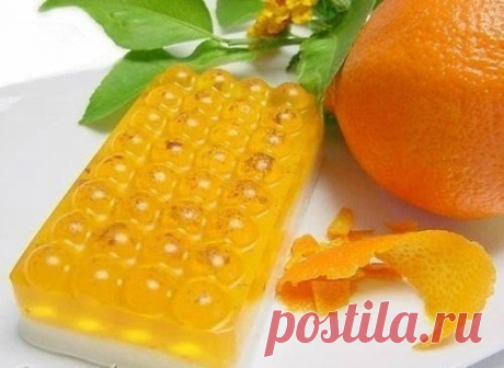 Рецепт апельсиновой массажной плитки