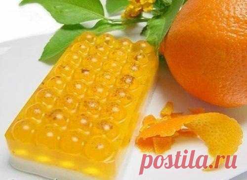 Рецепт апельсиновой массажной плитки