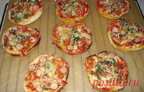Супер-быстрые булочки-пиццы за 15 минут! » В сети – себя просвети!