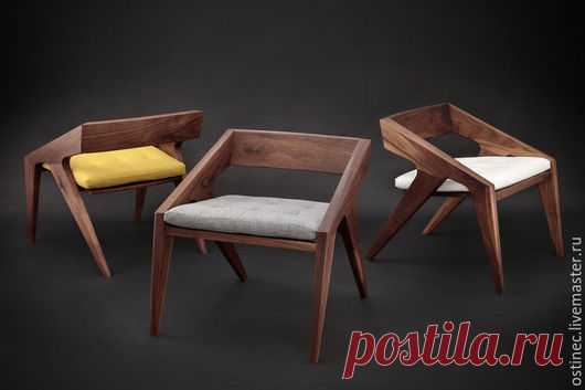 Дизайнерский стул из массива – купить в интернет-магазине на Ярмарке Мастеров с доставкой