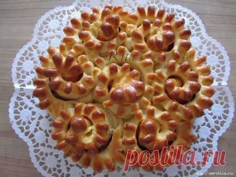 Пирог *Букет хризантем*