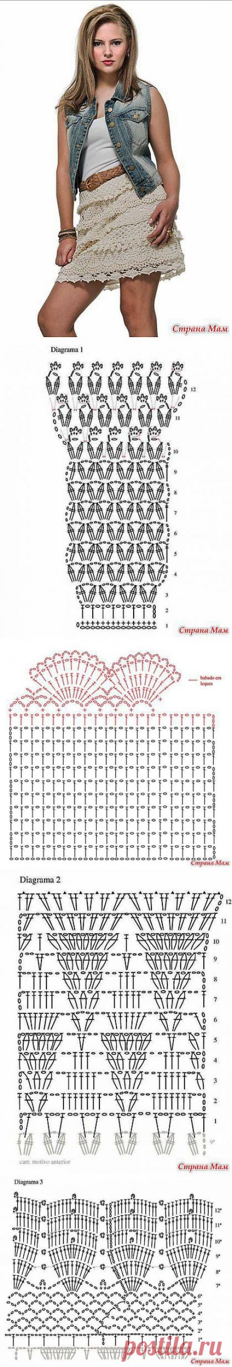 Классная юбочка: Дневник группы &quot;Все в ажуре... (вязание крючком)&quot; - Страна Мам