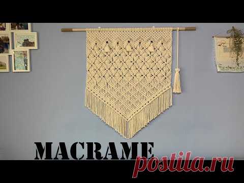 DIY Macrame Wall Hanging / 마크라메 월행잉 -#23