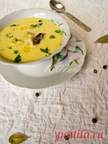 Быстрый экономный суп - Сырный суп. Неповторимый аромат, вкус и оригинальное исполнение пирога из дрожжевых булочек с орехами и корицей!