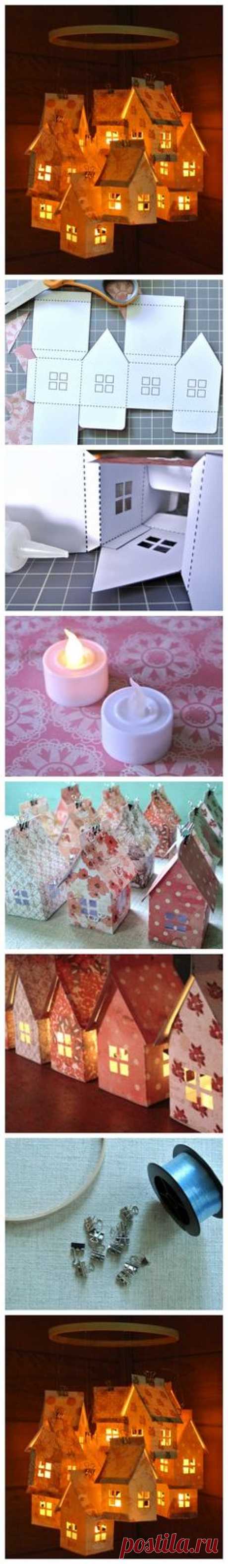 Stitch &amp; Fold Paper House Luminary Kit