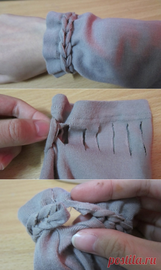 Красивый способ укоротить рукавчик (Diy) / Изменение размера / ВТОРАЯ УЛИЦА