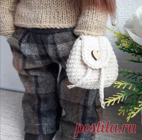 Рюкзачок для куклы.
Автор: nataly dolls.