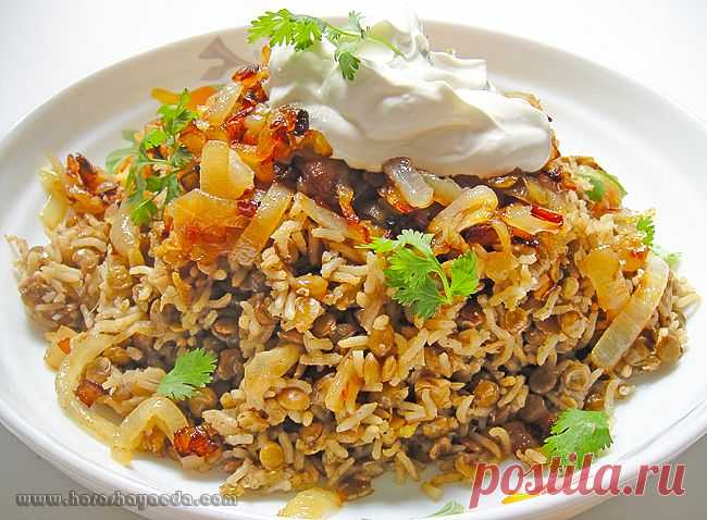 Интересное блюдо ближневосточной кухни... Муджадара - Вкусные рецепты