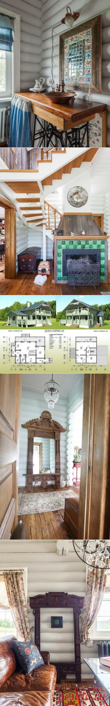 Дом под Рузой с деревенской кухней: интерьер дома в гармонии прованса и русской старины | Валик и шпатель | Яндекс Дзен