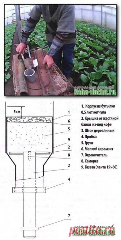 ПРИСПОСОБЛЕНИЕ ДЛЯ ВЫСАДКИ РАССАДЫ | Варварушка-Рукодельница