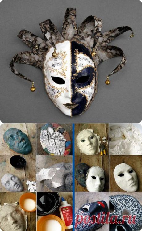 Как сделать маску папье маше? Колдуем над бумагой! | Женская книга