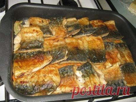 ОБАЛДЕННАЯ СКУМБРИЯ, ЗАПЕЧЕННАЯ В ДУХОВКЕ!