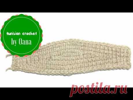 Short rows in tunisian crochet by Oana