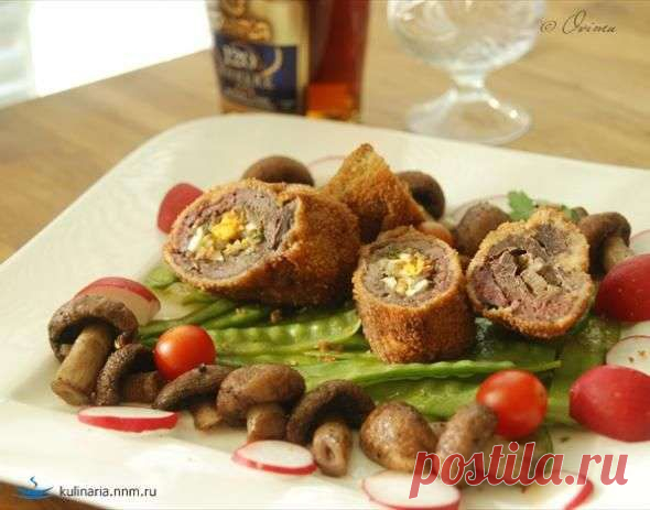 Крученик из печени | Четыре вкуса