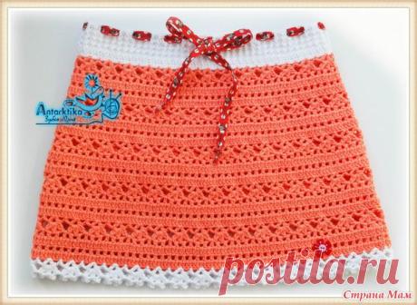 Юбочка «Персиковые тюльпанчики» | Handmade24