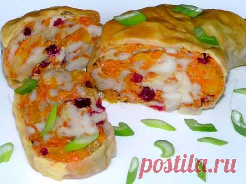 Куриная фаршированная ножка Сибирская загадка.