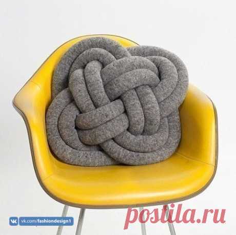 Декоративные подушки из узлов — Сделай сам, идеи для творчества - DIY Ideas