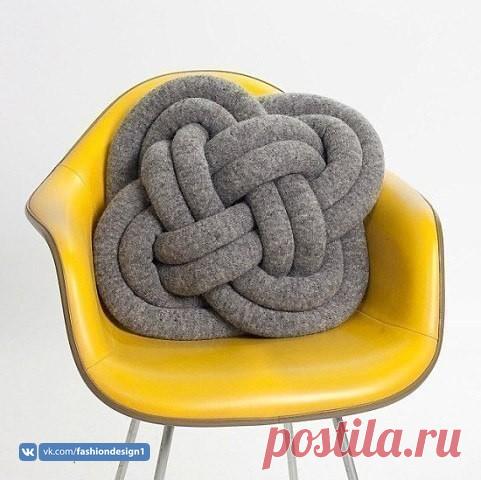 Декоративные подушки из узлов — Сделай сам, идеи для творчества - DIY Ideas
