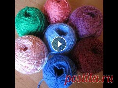Как намотать клубок пряжи вручную? How to wind a ball of yarn by hand? Самый простой и доступный способ намотки пряжи вручную. Формируется очень симпатичный клубочек! The easiest and most affordable way to winding yarn by...