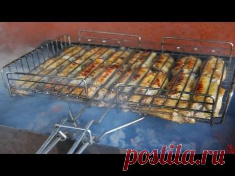 Как приготовить лаваш с колбасками на гриле. | How to prepare pita bread with sausages on the grill. - YouTube