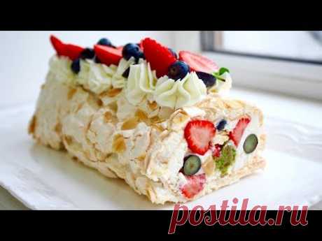 МЕРЕНГОВЫЙ РУЛЕТ с ФИШКОЙ !!! ОН ПРЕКРАСНЫЙ !!!