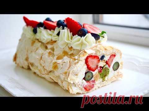 МЕРЕНГОВЫЙ РУЛЕТ с ФИШКОЙ !!! ОН ПРЕКРАСНЫЙ !!!
