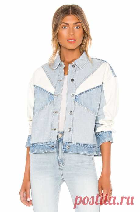PISTOLA Willow Denim Jacket in Transitions from Revolve.com