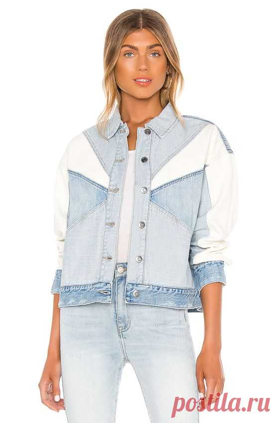 PISTOLA Willow Denim Jacket in Transitions from Revolve.com