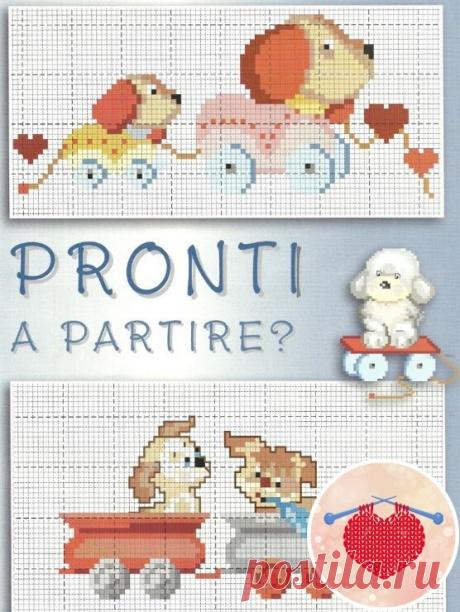 Большая подборка схем вышивки с щенками и маленькими собачками
Идеи в вышивальную копилочку