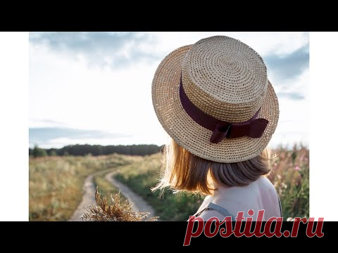 Шляпка-канотье к лету своими руками