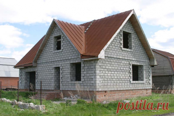Как построить дом из газоблоков