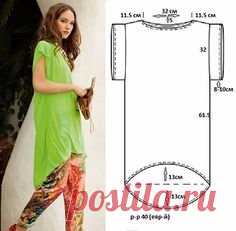 Выкройки бохо для худых и полных женщин с подробными инструкциями