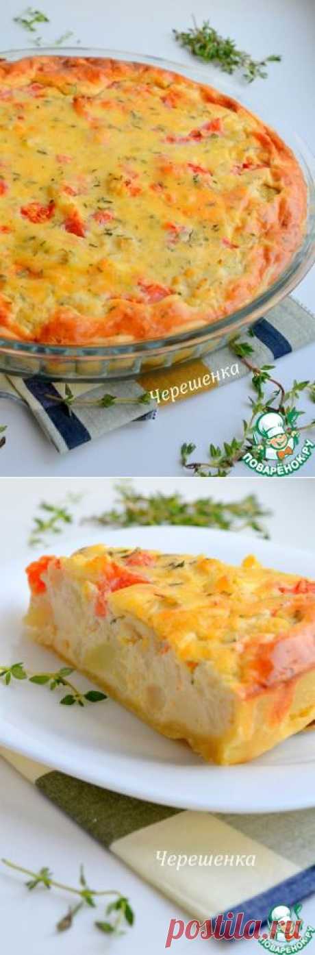 Киш с цветной капустой, помидорами и тимьяном - кулинарный рецепт