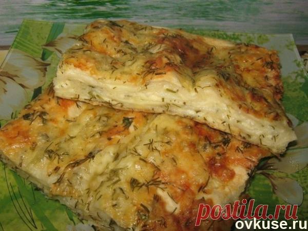 Пирог сырный из лаваша - Простые рецепты Овкусе.ру