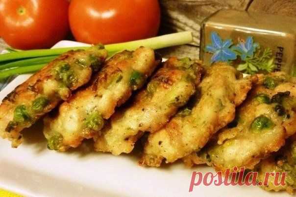 Оладьи из куриного фарша