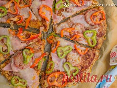 Нисковъглехидратна пица с чоризо, шунка и кашкавал - Vili's time