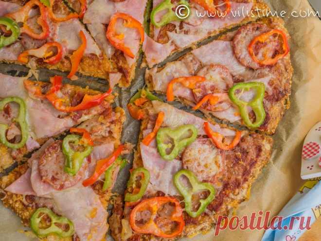 Нисковъглехидратна пица с чоризо, шунка и кашкавал - Vili's time