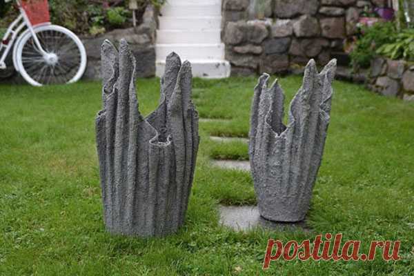 Кашпо из цемента своими руками - мастер-класс с пошаговым фото, видео Как сделать кашпо своими руками поможет разобраться мастер-класс. Он выполняется просто, главное изучить правила. Можно получить оригинальное кашпо из ткани и цемента своими руками.