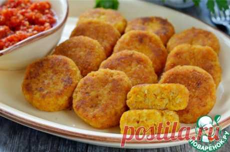 Морковно-рисовые котлеты - кулинарный рецепт