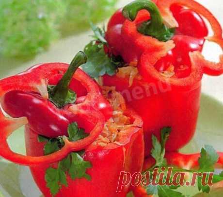 Перец, фаршированный не мясной начинкой