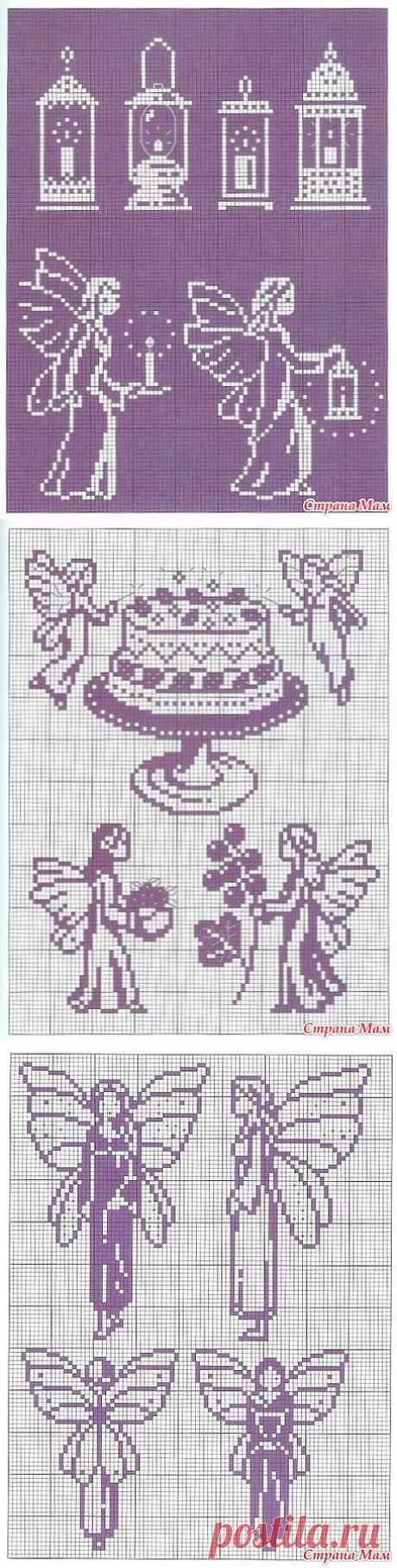 Феи, ангелы, амуры: Дневник группы &quot;Схемы для вышивки&quot; - Страна Мам