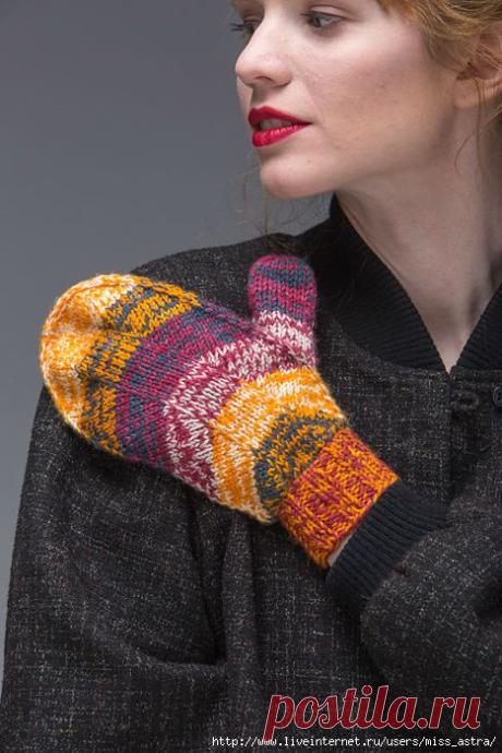 Варежки "Siena Mittens" от дизайнера Annie Watts