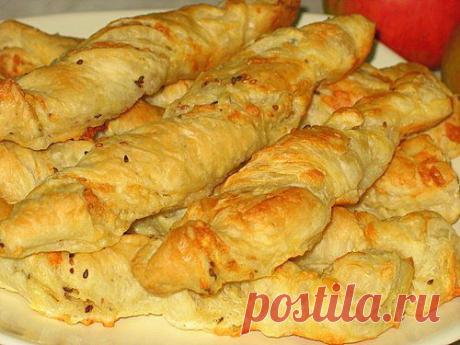 Сырные спиральки - пошаговый рецепт с фото