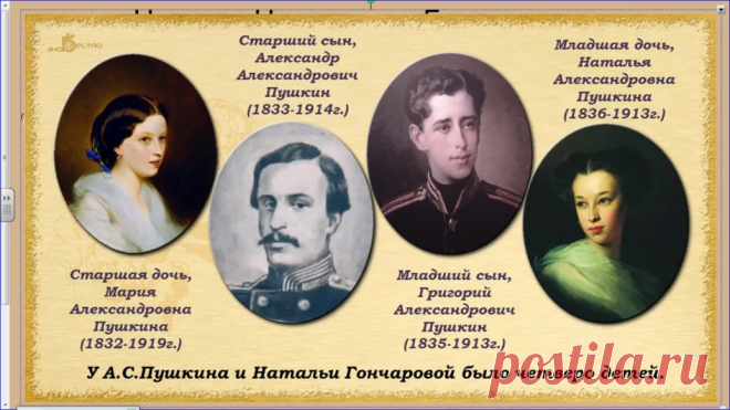 Потомки А.С. Пушкина | ДНЕВНИК МАТУШКИ | Яндекс Дзен